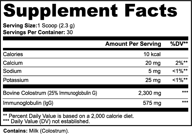 VITAL - Colostrum Powder