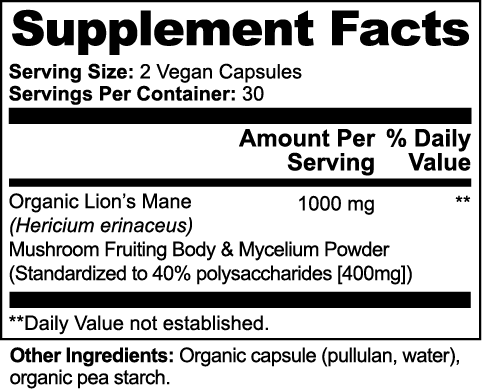 LION - Lion's Mane Mushroom